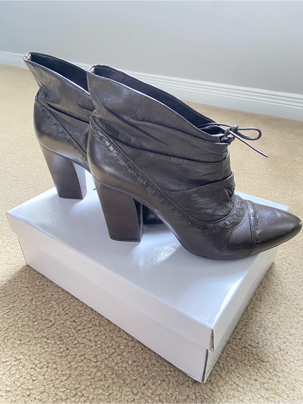 Brown Vintage Booties
